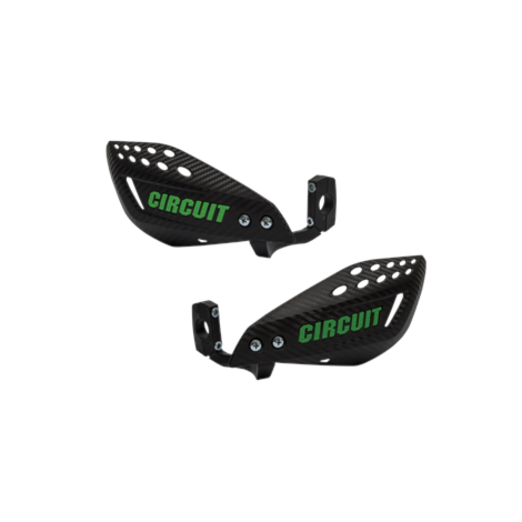 Protetor de Mão Circuit Vector Haste Injetada - Carbono Verde