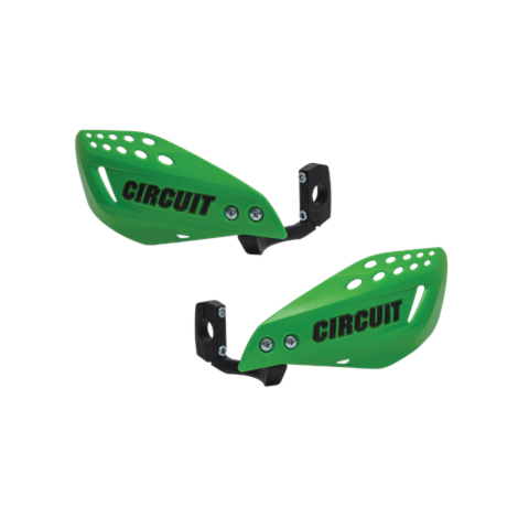 Protetor de Mão Circuit Vector Haste Injetada - Verde Preto