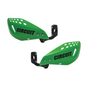 Protetor de Mão Circuit Vector Haste Injetada - Verde Preto