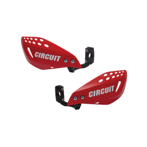 Protetor de Mão Circuit Vector Haste Injetada - Vermelho Branco