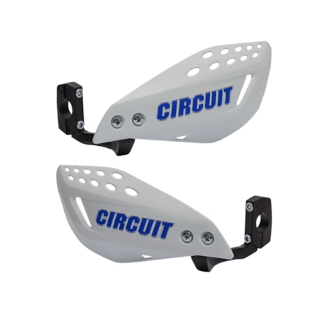 Protetor de Mão Circuit Vector Injetada - Branco Azul