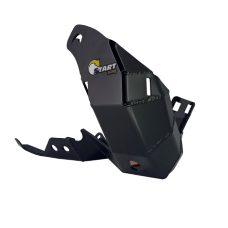 Protetor de Motor e Cano Inteiro Start Racing GASGAS EC 300/250 2T 2024 EX 300/250 2T 2024 - Preto