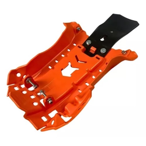 Protetor de Motor Link AMX 2T KTM SX 250/300 23/24 EX 250/300 24 HUSQVARNA TC250/300 23/24 - Laranja