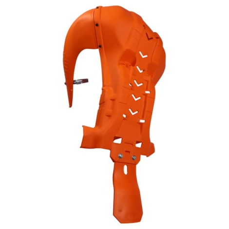 Protetor de Motor Link e Escapamento AMX KTM 2T SX250/300 19/22 EX250/300 20/23 HUSQ TC250/300 19/22 - Laranja