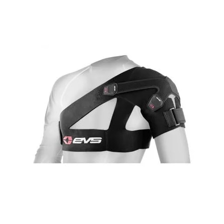 Protetor de Ombro EVS SB03 Stabilizer X-Strap - Preto