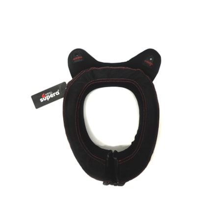 Protetor De Pescoço Supera - Preto Vermelho