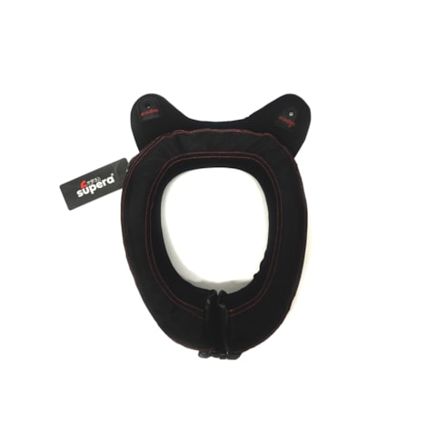 Protetor De Pescoço Supera - Preto Vermelho