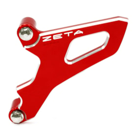 Protetor de Pinhão Zeta Aluminio KXF250 04/16 RMZ250 04/06 - Vermelho