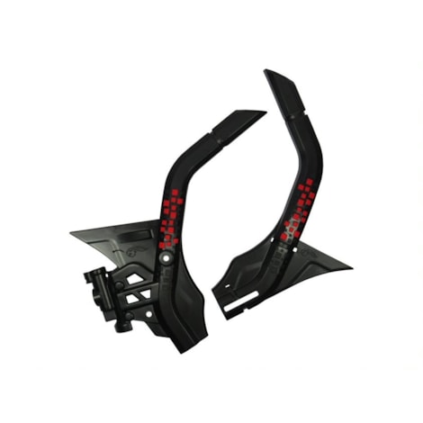 Protetor de Quadro AMX Defender CRF 250F 18/25 CRF 300F 25 Preto Vermelho