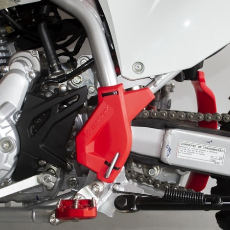 Segunda imagem do produto Protetor de Quadro Biker CRF 250F - Vermelho