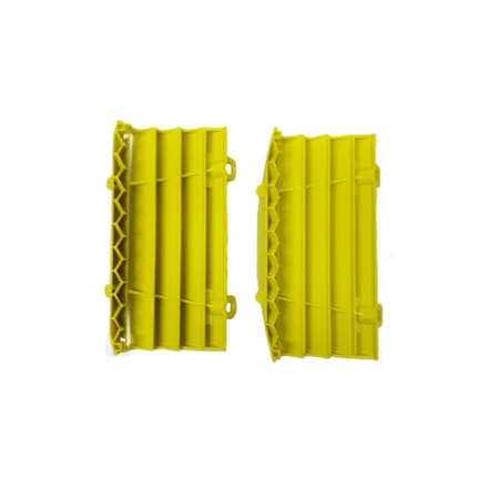 Protetor de Radiador Acerbis Louvers KTM HUSQVARNA SX 125 SXF 16/18 SX 250 17/18 TE FE 17/18 EXC EXCF 17/18 - Amarelo