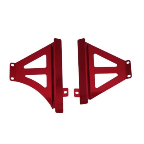 Protetor de Radiador Lateral Start Racing CRF 450 R 13/14 Vermelho