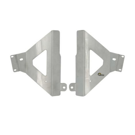 Protetor de Radiador Start Racing YZ 450F 2023/2025 - YZ 250F 2024/2025 Aluminio Polido