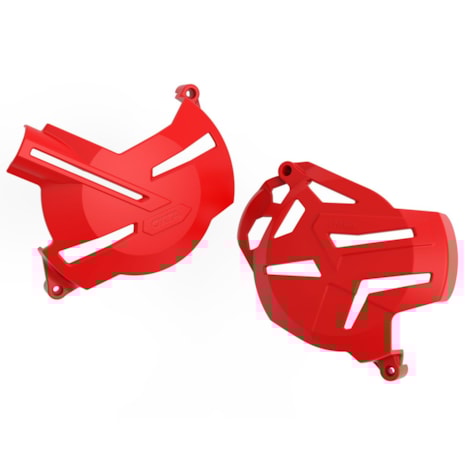 Protetor de Tampa do Motor Okta CRF 250F - Vermelho