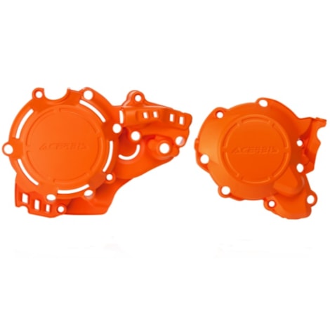 Protetor de Tampa Magneto/Embreagem X-Power KTM/HUSQ 2T - Laranja