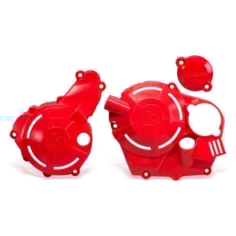 Protetor de Tampas do Motor Biker Xtreme CRF 300F Vermelho