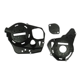 Protetor de Tampas Laterais do Motor AMX Defender CRF 250F - Preto