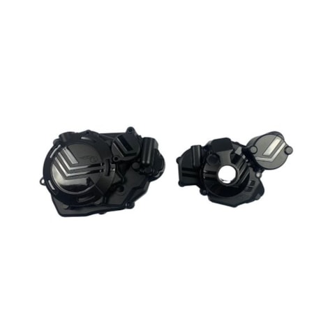 Protetor de Tampas Laterais do Motor AMX KLX 450R 08/24 Preto