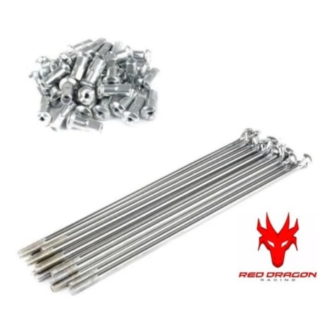 Raio Inox - Red Dragon 19 Traseiro 4MM - KTM-SX/EXC/EXCF 03/14