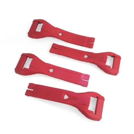 Reposição de Bota Gaerne SG 10/SG 12 Long Strap (4 Unidades) - Vermelho