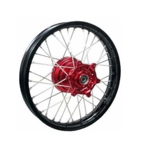 Roda Red Dragon Dianteira Completa Aro 21 CR125/250 CRF250/450R 02/14 - Cubo Vermelho