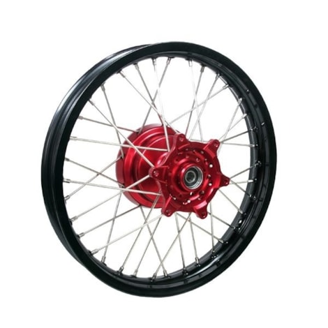 Roda Red Dragon Traseiro Completo Aro 18 CRF 250/450X 04/14 - Vermelho