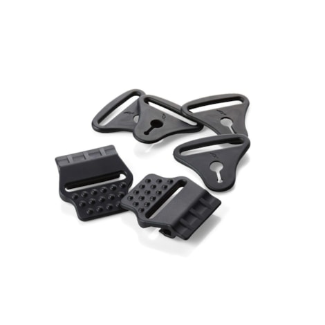 Strap Clip Loop Set de Joelheira Pod - Preto