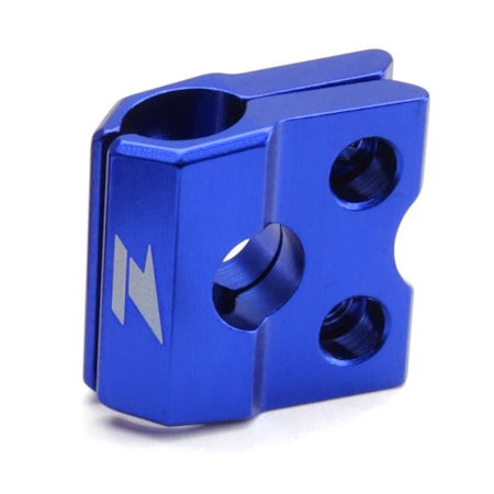 Suporte do Cabo de Freio Aluminio Zeta CR125/250 04/07 CRF250R 04/23 CRF250RX 19/23 CRFX250 - Azul