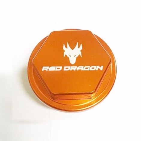 Tampa do Reservatório Freio Traseiro Red Dragon  KTM  - Laranja