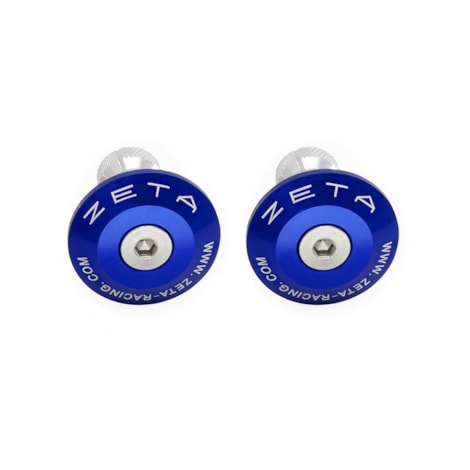 Tampa Ponta de Guidão Zeta 35MM - Azul